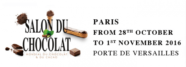 Salon du Chocolat October 28th to November 1st